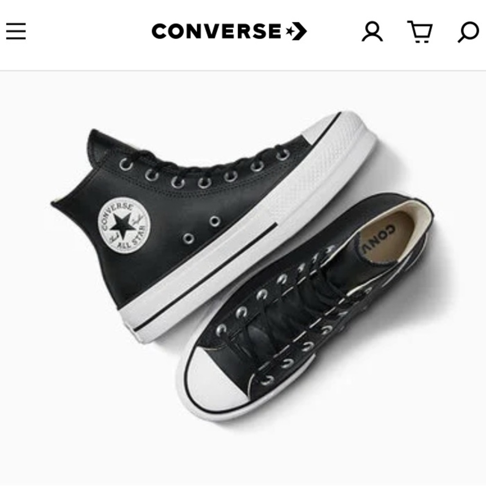 Leather Platform Chucks